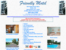 Tablet Screenshot of friendlymotel.net